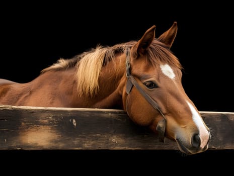 Depressed Brown Horse Wildlife Pony Animal Equine