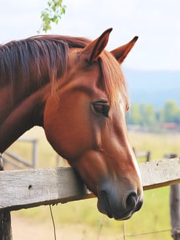 Depressed Brown Horse Wildlife Pony Animal Equine