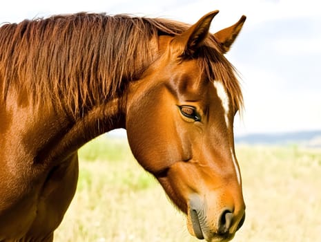 Depressed Brown Horse Wildlife Pony Animal Equine