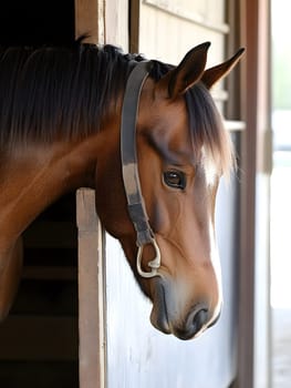 Depressed Brown Horse Wildlife Pony Animal Equine