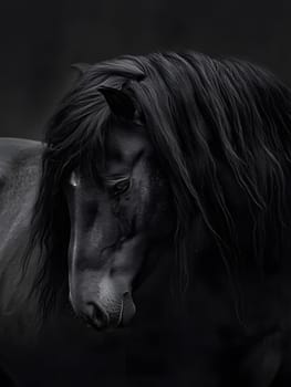 Depressed Brown Horse Wildlife Pony Animal Equine