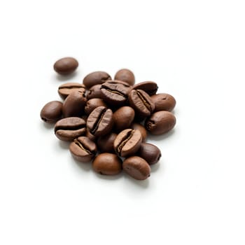 Closeup of the coffee beans