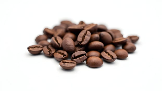 Closeup of the coffee beans