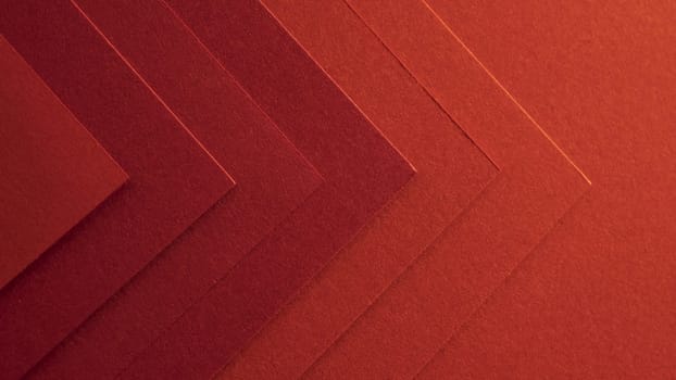 elegant red papers arrow shapes. High resolution photo