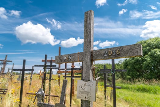 he Hill of Crosses is a unique sacral site covered in 200,000 crosses of various shapes and sizes. It is a place of pilgrimage and prayer, visited by Pope John Paul II and many other believers.