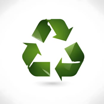 Green Recycling Symbol environment Ecology Icon Eco-friendly