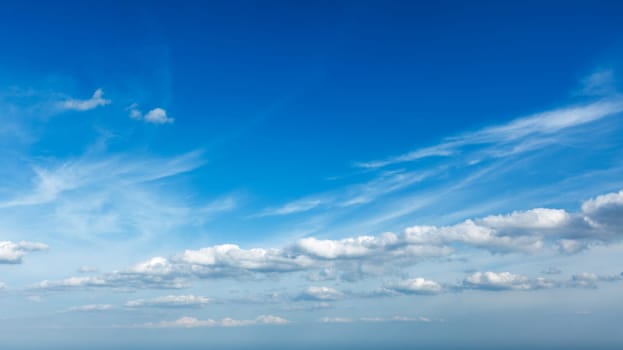 Peaceful and serene sky with clouds background