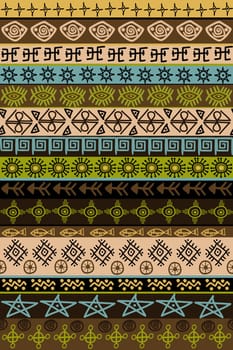African tribal ethnic traditional seamless pattern for background, carpet, wallpaper, wrapping paper