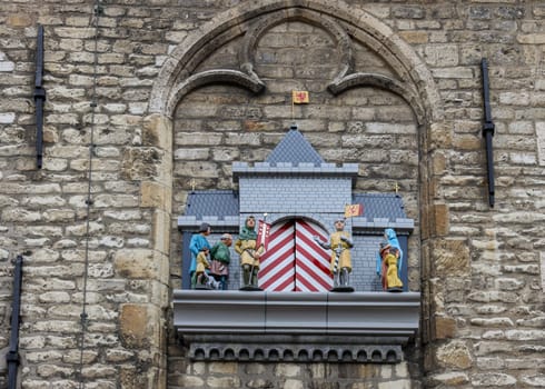 Gouda, the Netherlands - The Old Gouda City Hall at the Markt square.