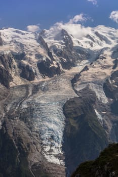 Mont Blanc Massif Chamonix Alps France,Europe