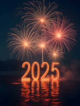 Happy New Year 2025 design