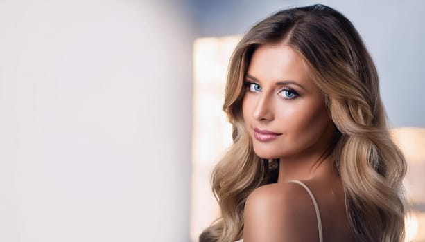 gorgeous young woman portrait, AI generated image
