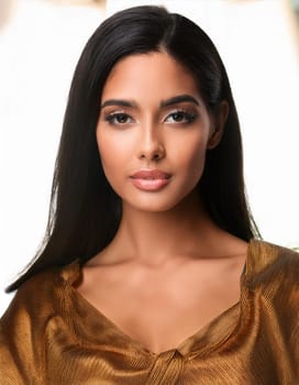gorgeous young woman portrait, AI generated image