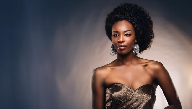 pretty young woman portrait, AI generated image