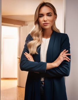 regular girl next door understated beauty, AI generated image