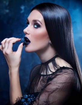 gorgeous young woman , AI generated image