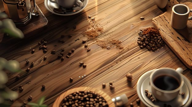 Coffee-themed concept with plenty of space for adding your personal touch
