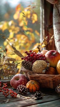 Thanksgiving harvest scenes for gratitude