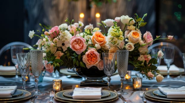 Chic party design featuring an elegant and refined pattern motif