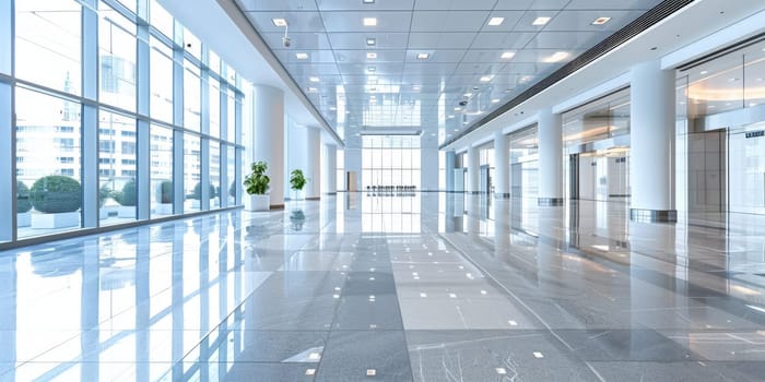 Clean business environment with ample space for copy.
