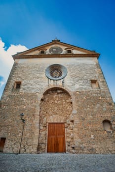 Historic Sant Bartomeu Church - Iconic landmark in Valldemossa, Mallorca, Balearic Islands, Spain