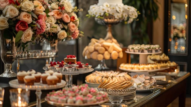 Fashionable party design showcasing a sophisticated layout pattern