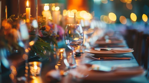 Minimalist party theme creates a tranquil and inviting atmosphere
