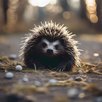 Porcupine’s Quirky Affection: A Cuddly Toy and Sharp Quills