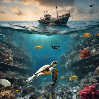 Tides of Change: The Struggle for Life in Bleached Reefs