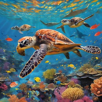 Graceful Giants: The Beauty of Underwater Harmony
