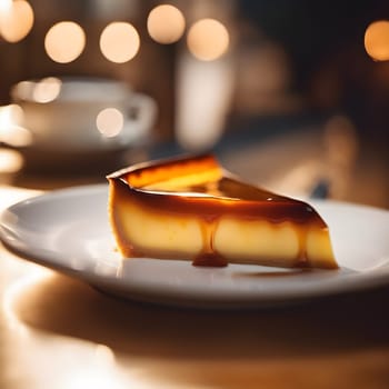 Warm Elegance: The Beauty of Flan in Soft Lighting