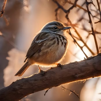 Quiet Sanctuary: A Bird in the Heart of the Tree
