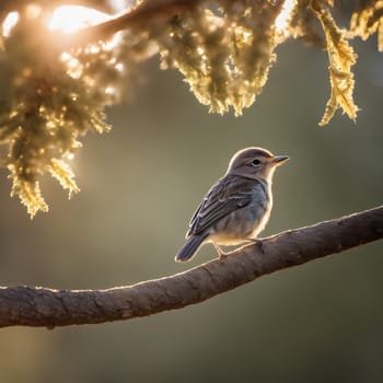 First Light Shelter: A Bird in the Morning Glow