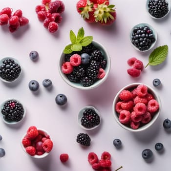 Nature’s Sweetness: Mixed Berries in Soft Light