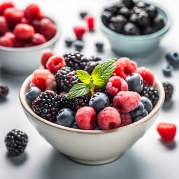 Berry Bliss: A Pastel Palette of Fresh Fruit