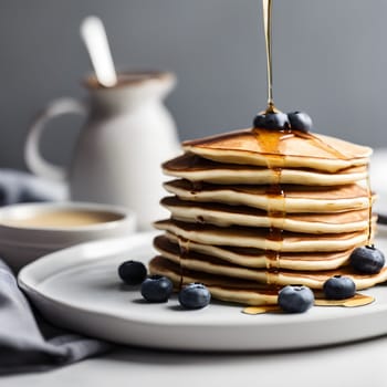 Simple Pleasures: Pancakes with a Touch of Syrup