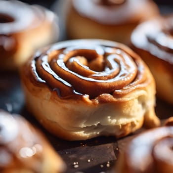 Soft Glow: Cinnamon Roll Elegance with a Glazed Touch