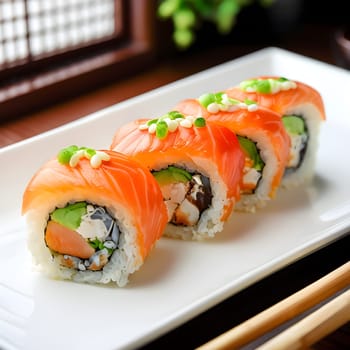 Simplicity in Flavor: Minimalist Sushi Presentation