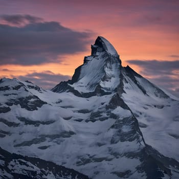Twilight Radiance: The Matterhorn’s Golden Hour Magic