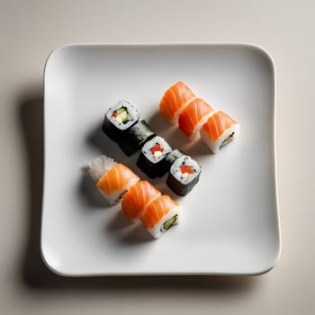 Sushi Serenity: A Minimalist Approach to Plating