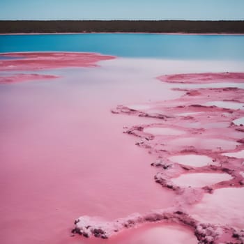 Nature's Palette: The Pink and Blue of Lake Hillier