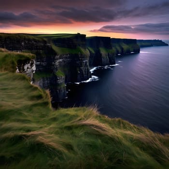 The Cliffs of Moher: Dusk’s Soft Glow