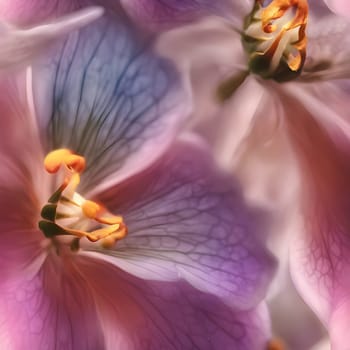 Delicate Details of Blossoming Flowers: Macro Photography