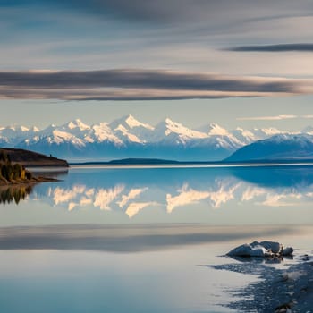 Mirror of the Peaks: Lake Pukaki's Morning Reflections