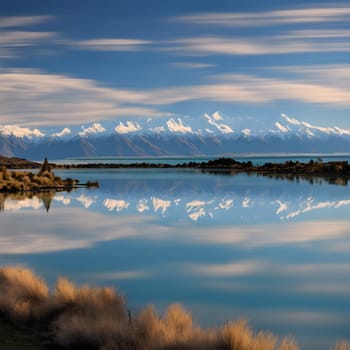 South Island Splendor: Lake Pukaki’s Reflective Morning