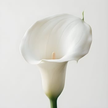 Graceful Lines: Capturing the Essence of a White Calla Lily
