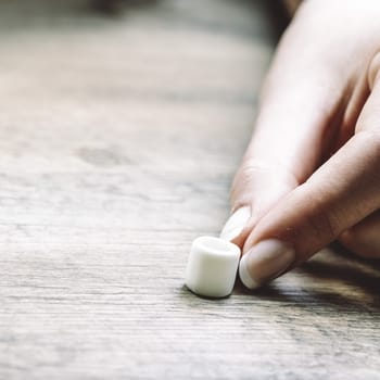 The tiny coffee cup represents the frustration of restrictive diets and lactose intolerance, alongside time and cost constraints. Morning routines feel incomplete without satisfying breakfast options
