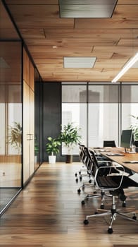 Business environment with a sleek layout pattern.
