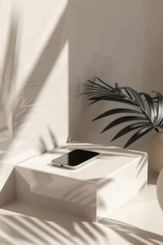 Versatile mockup design with a neutral background for various applications.