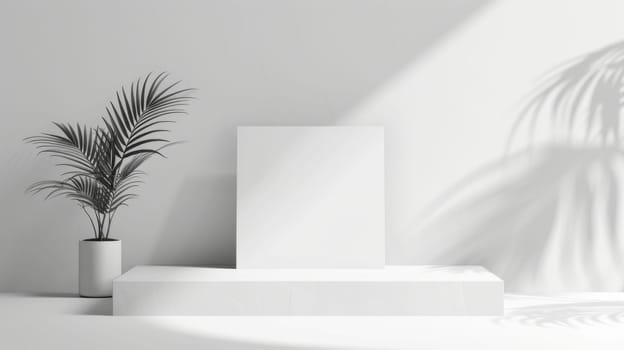 Classic white background mockup layout for versatile design presentations.